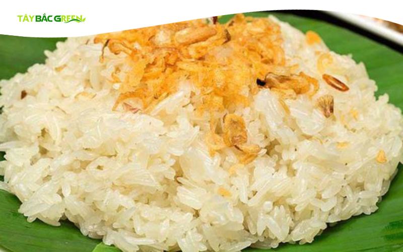 Cách nấu xôi gạo nếp nương và thành phẩm