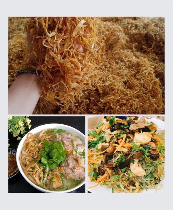 Măng rối xào thịt