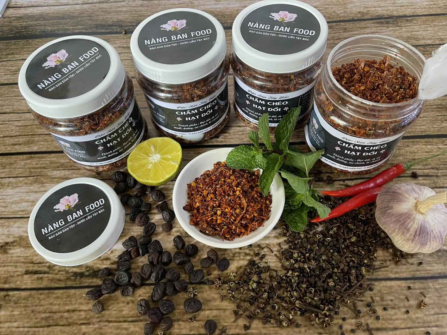 chẳm chéo - loại gia vị chấm đặc trưng của đồng bào Thái Tây Bắc